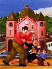 Fernando Botero Matanzan de los inocentes painting